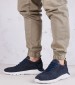 Men Casual Shoes Saga.Nub Blue Nubuck Leather Kalogirou