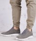 Men Casual Shoes Saga.Nub Grey Nubuck Leather Kalogirou