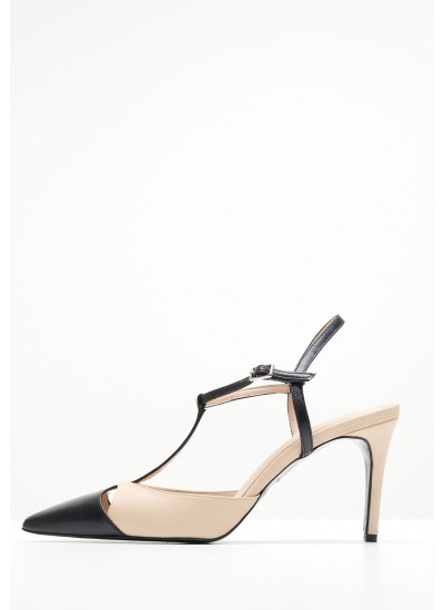 Women Pumps & Peeptoes High Sammer.Lea Beige Leather Kalogirou