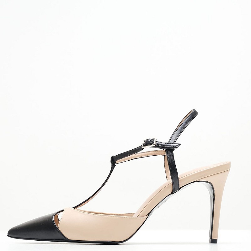 Women Pumps & Peeptoes High Sammer.Lea Beige Leather Kalogirou