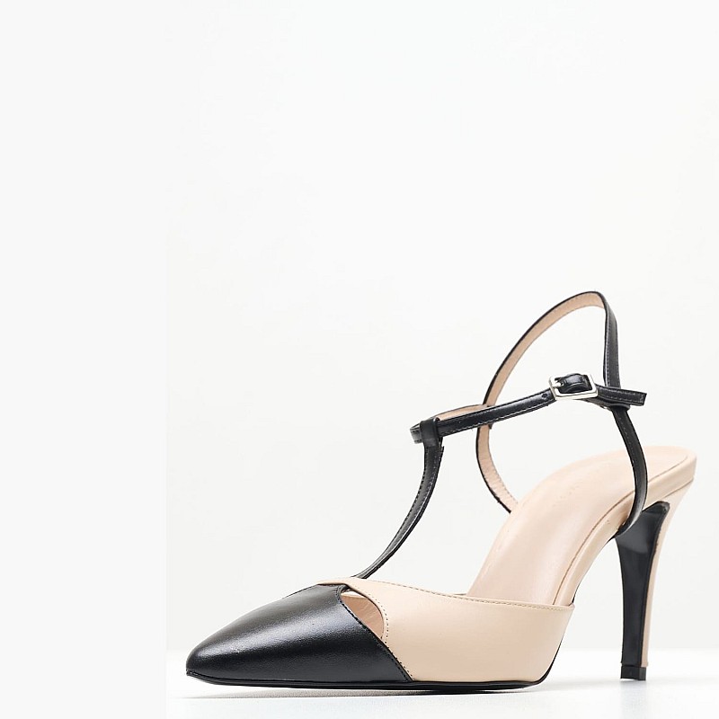 Women Pumps & Peeptoes High Sammer.Lea Beige Leather Kalogirou