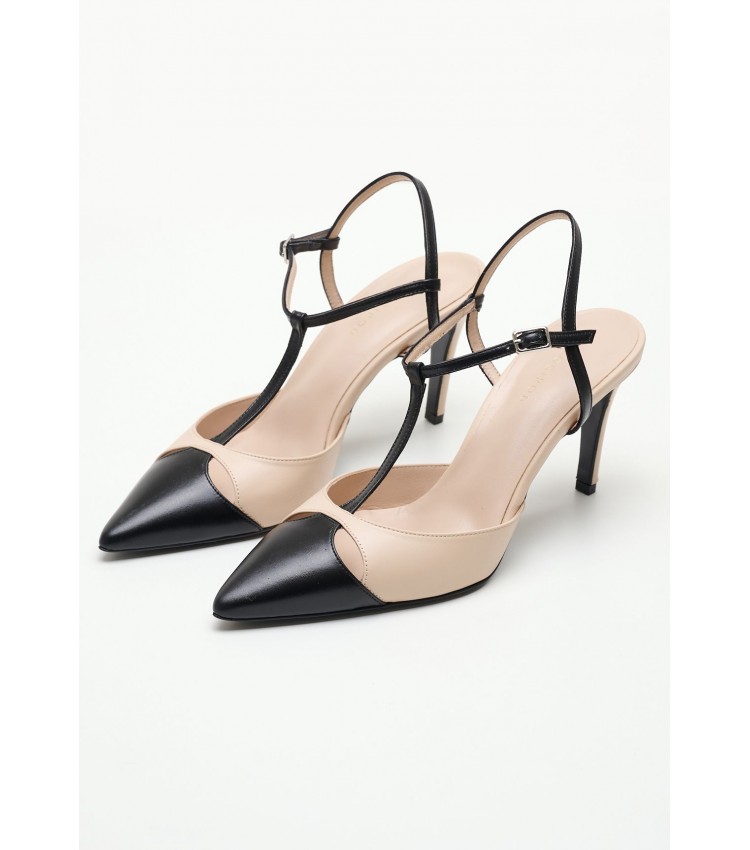 Women Pumps & Peeptoes High Sammer.Lea Beige Leather Kalogirou