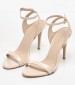 Women Sandals Zan.Pat Beige Patent Leather Kalogirou