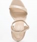 Women Sandals Zan.Pat Beige Patent Leather Kalogirou