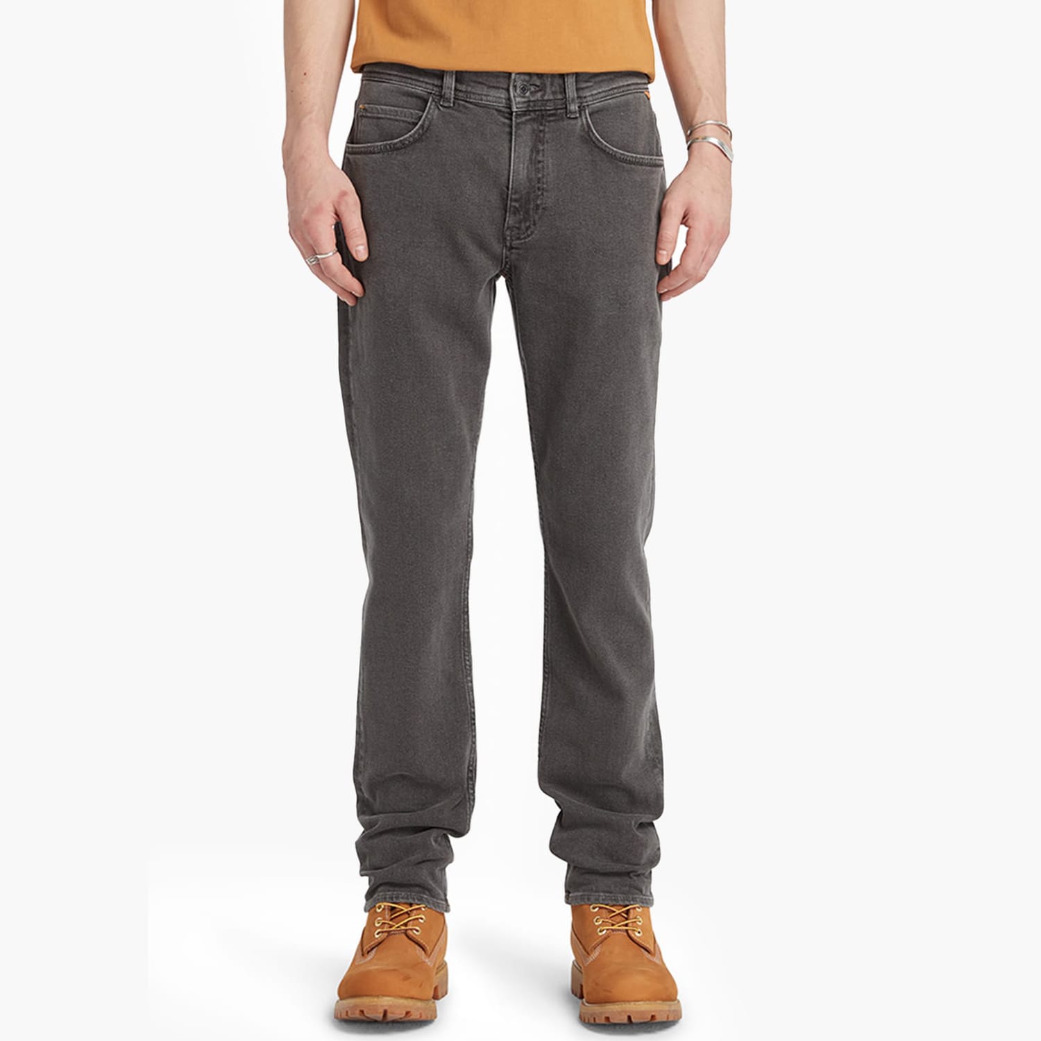 Ανδρικά Παντελόνια A6S6H Γκρι Βαμβάκι Timberland