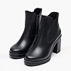 Women Boots 028.2436 Black Leather Mortoglou Women Boots 028.2436 Black Leather Mortoglou