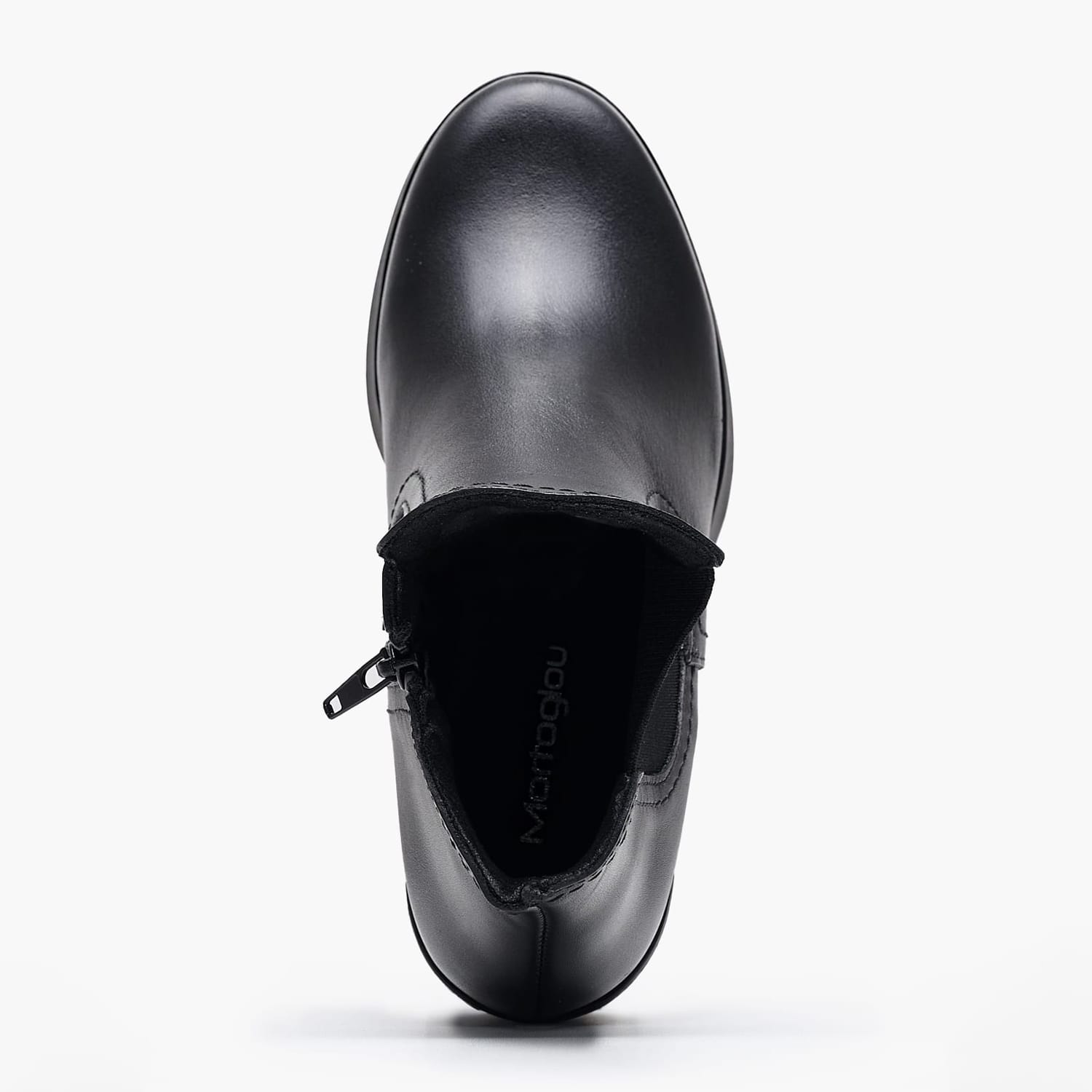 Women Boots 028.2436 Black Leather Mortoglou Women Boots 028.2436 Black Leather Mortoglou