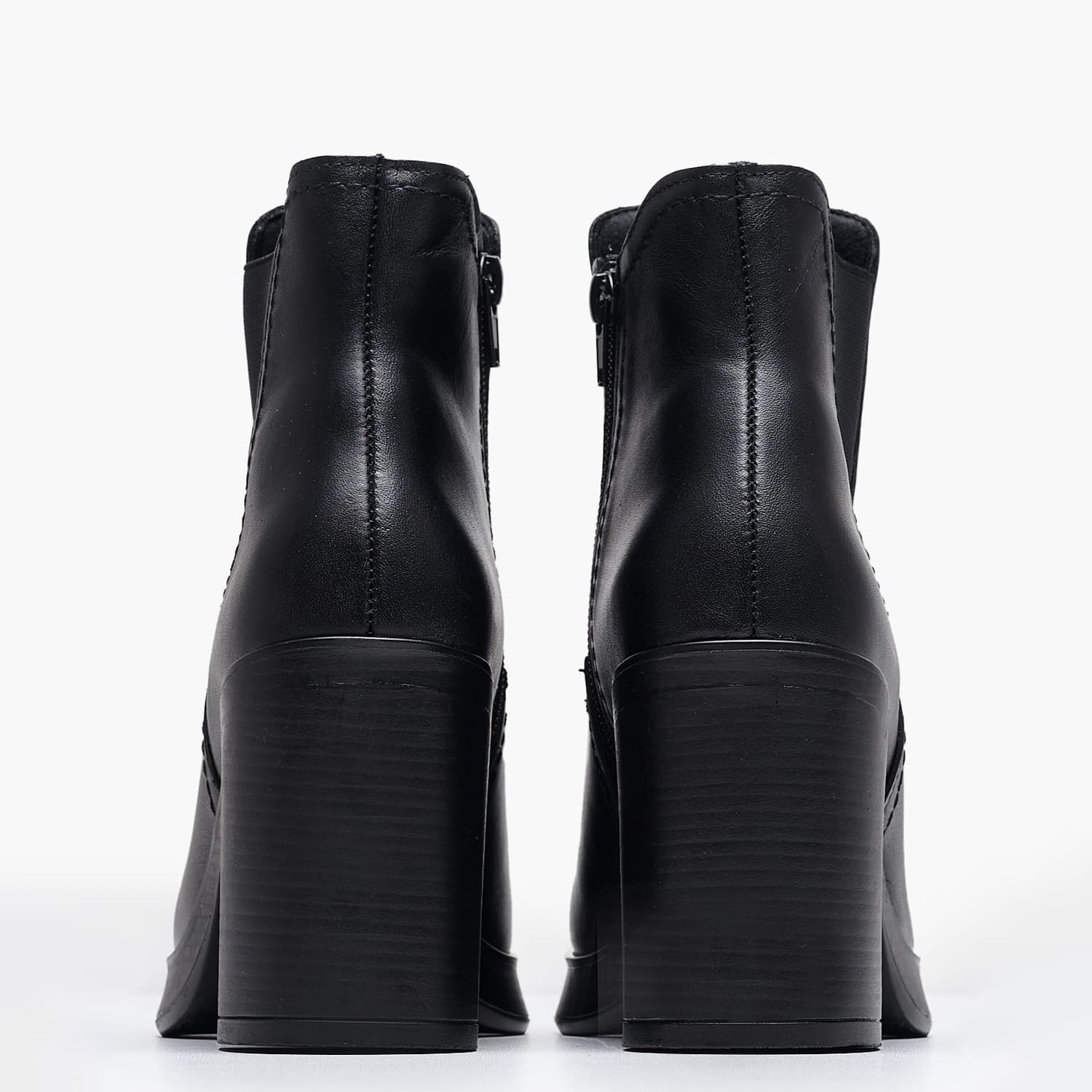 Women Boots 028.2436 Black Leather Mortoglou Women Boots 028.2436 Black Leather Mortoglou