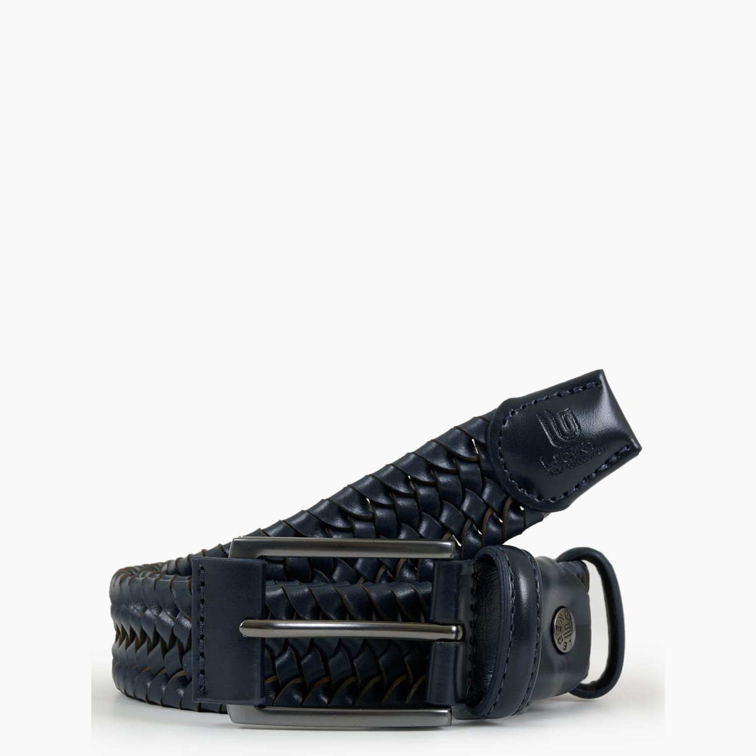 Men Belts LGD35 Blue Leather Mortoglou
