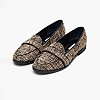 Women Moccasins S10 Beige Fabric Mortoglou Women Moccasins S10 Beige Fabric Mortoglou