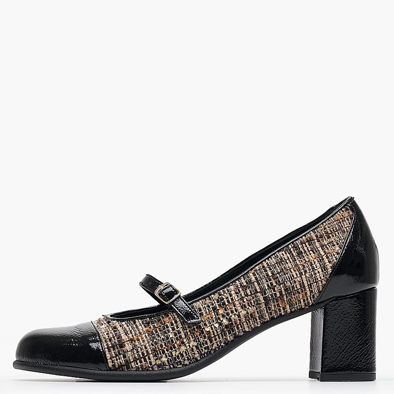 Women Pumps & Peeptoes Low S38 Black Leather Mortoglou