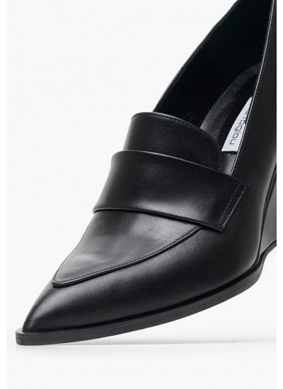 Γυναικείες Γόβες & Peeptoes Χαμηλές 2344.51618 Μαύρο Δέρμα Mortoglou