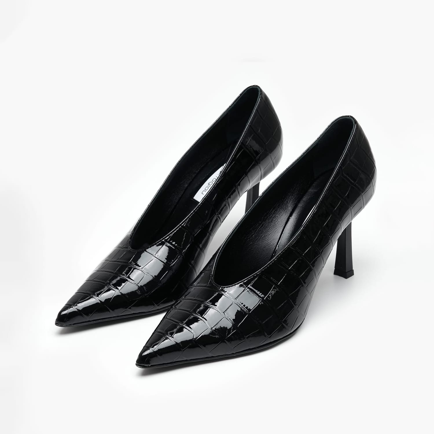 Γόβες & Slingbacks Ψηλές Mortoglou S71-Black