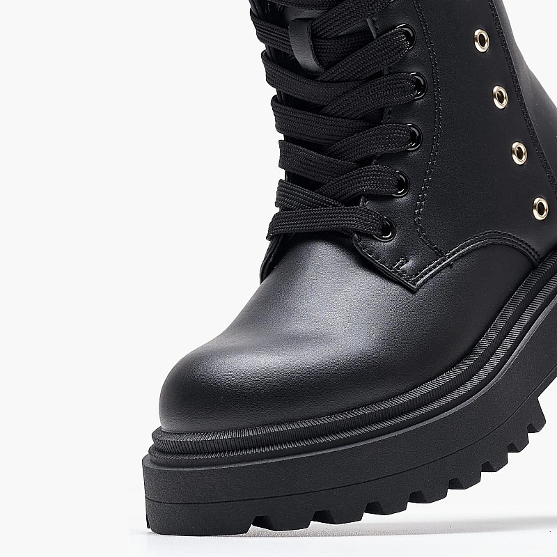 Kids Boots 99.Bootie Black ECOleather Tommy Hilfiger
