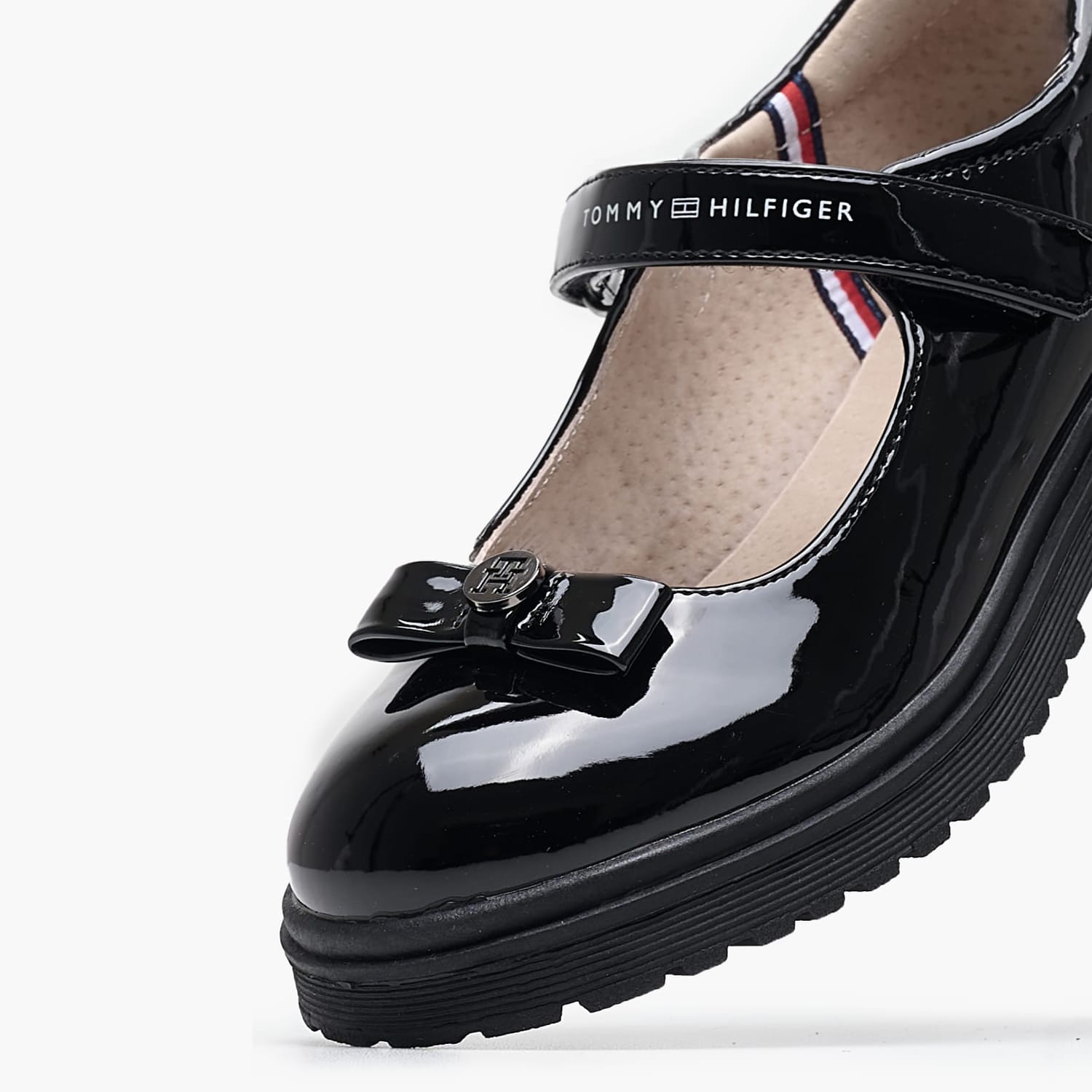 Παιδικές Μπαλαρίνες Balle.Rina Μαύρο ECOleather Tommy Hilfiger
