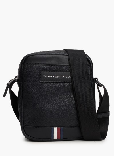 Ανδρικές Τσάντες Mission.Reporter Μαύρο Νάυλον Tommy Hilfiger