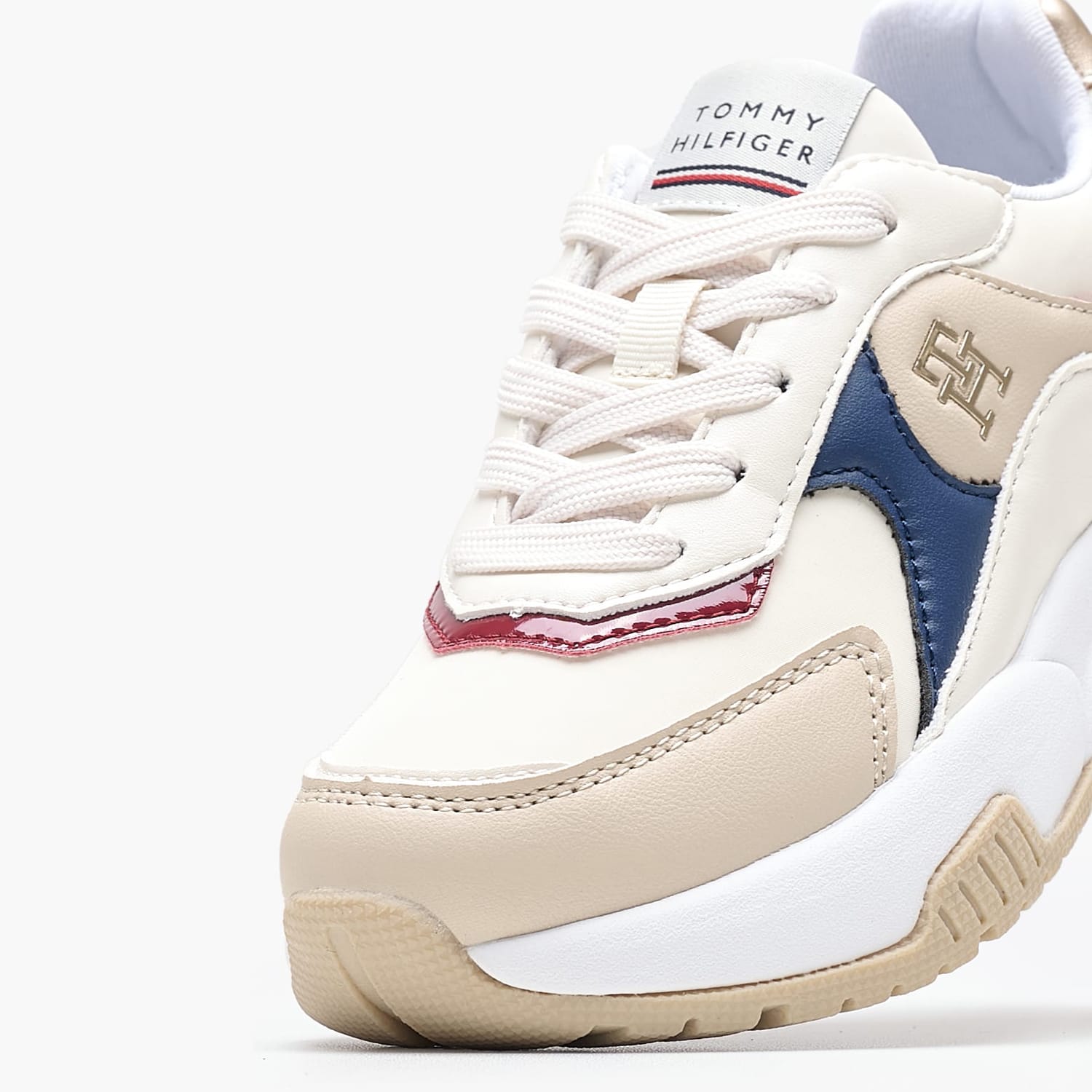 Παιδικά Παπούτσια Casual Butter.Sneaker Μπεζ ECOleather Tommy Hilfiger