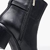 Women Boots Chain.Midbootie Black Leather Tommy Hilfiger