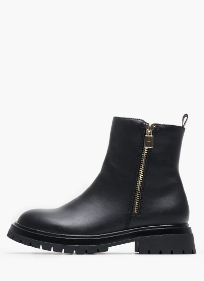 Παιδικά Μποτάκια Ottis.Padded Μαύρο ECOleather Pepe Jeans