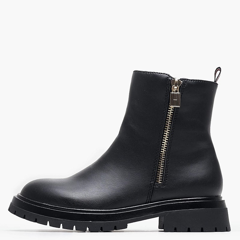 Παιδικά Μποτάκια Chelsea.Bootie Μαύρο ECOleather Tommy Hilfiger