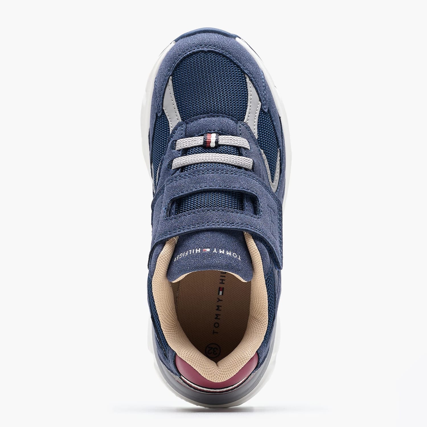 Kids Casual Shoes Cut.V.Sneaker Blue ECOleather-Fabric Tommy Hilfiger Kids Casual Shoes Cut.V.Sneaker Blue ECOleather-Fabric Tommy Hilfiger