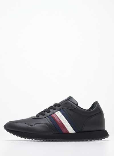 Γυναικείες Μπαλαρίνες Essential.Ballerina Μαύρο Δέρμα Tommy Hilfiger