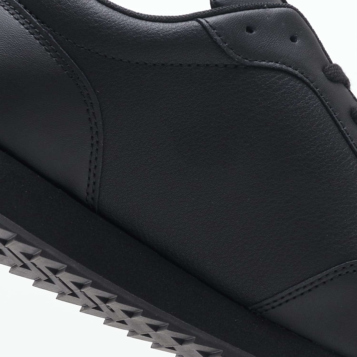 Ανδρικά Παπούτσια Casual Ess.Runner Μαύρο Δέρμα Tommy Hilfiger Ανδρικά Παπούτσια Casual Ess.Runner Μαύρο Δέρμα Tommy Hilfiger