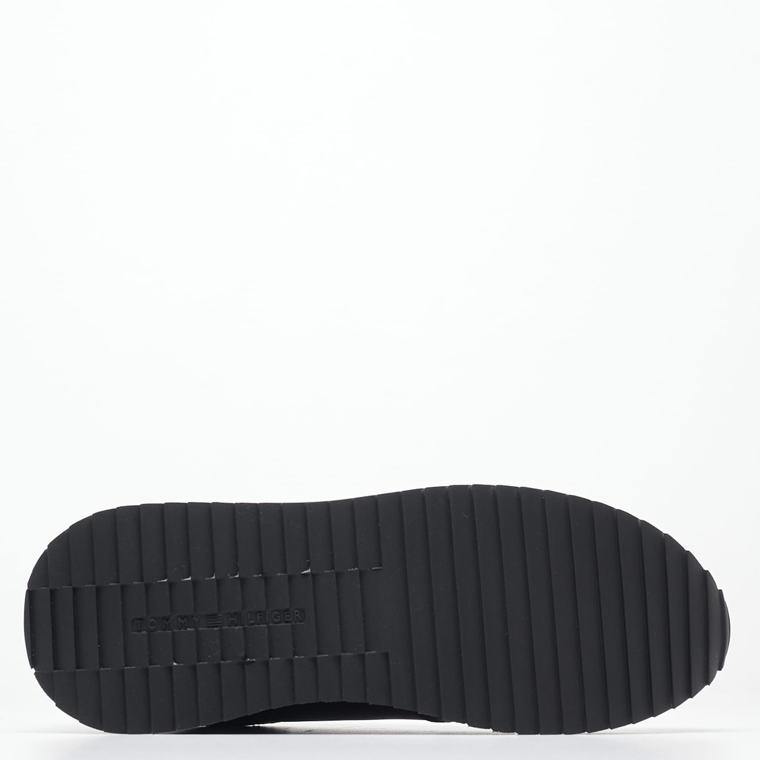 Ανδρικά Παπούτσια Casual Ess.Runner Μαύρο Δέρμα Tommy Hilfiger Ανδρικά Παπούτσια Casual Ess.Runner Μαύρο Δέρμα Tommy Hilfiger