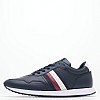 Ανδρικά Παπούτσια Casual Ess.Runner Μπλε Δέρμα Tommy Hilfiger Ανδρικά Παπούτσια Casual Ess.Runner Μπλε Δέρμα Tommy Hilfiger