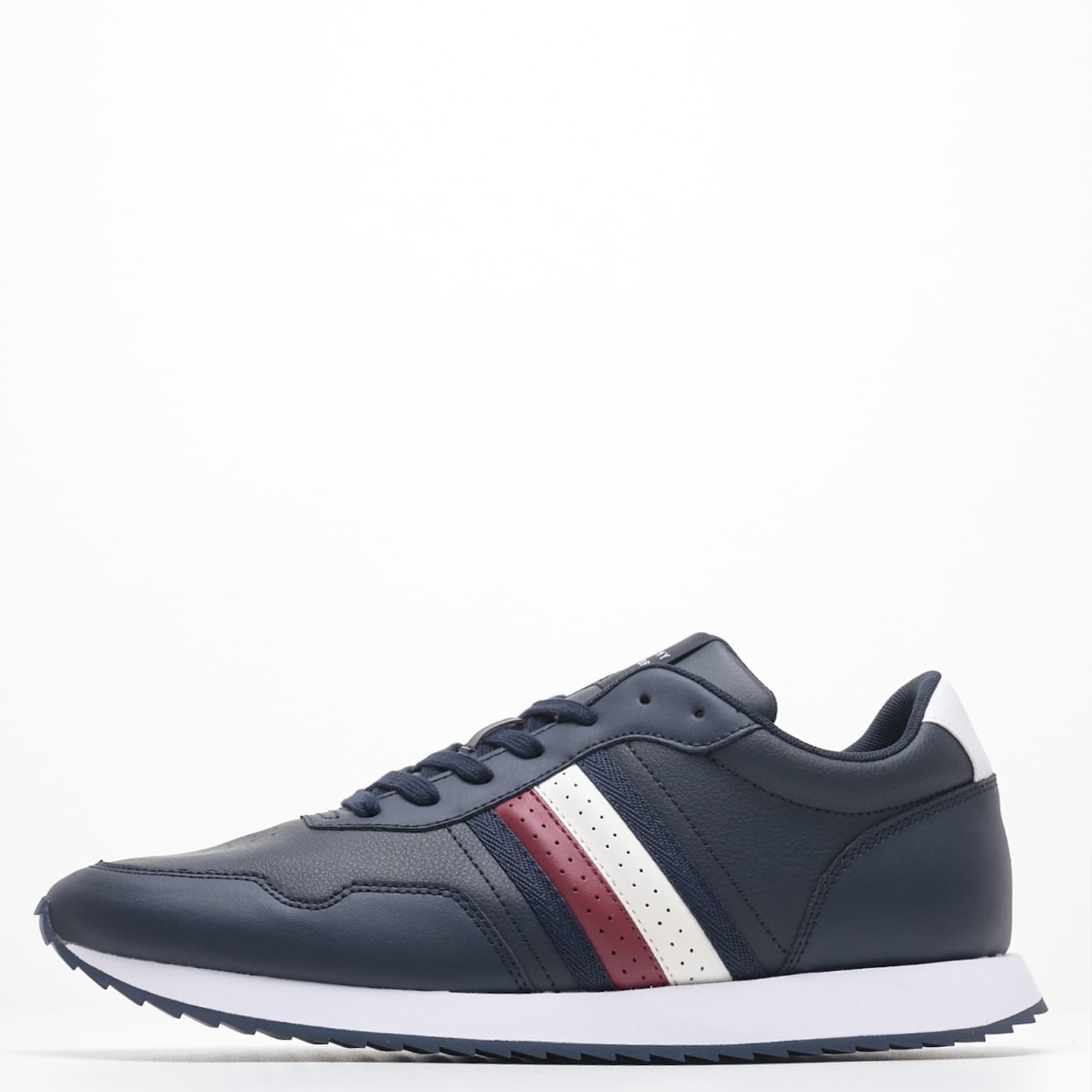 Ανδρικά Παπούτσια Casual Ess.Runner Μπλε Δέρμα Tommy Hilfiger