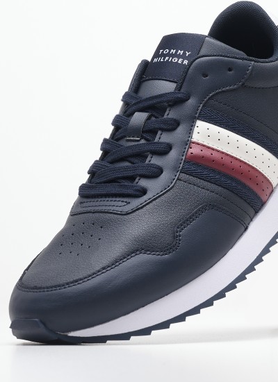 Γυναικείες Μπαλαρίνες Essential.Ballerina Μαύρο Δέρμα Tommy Hilfiger
