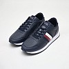 Ανδρικά Παπούτσια Casual Ess.Runner Μπλε Δέρμα Tommy Hilfiger Ανδρικά Παπούτσια Casual Ess.Runner Μπλε Δέρμα Tommy Hilfiger