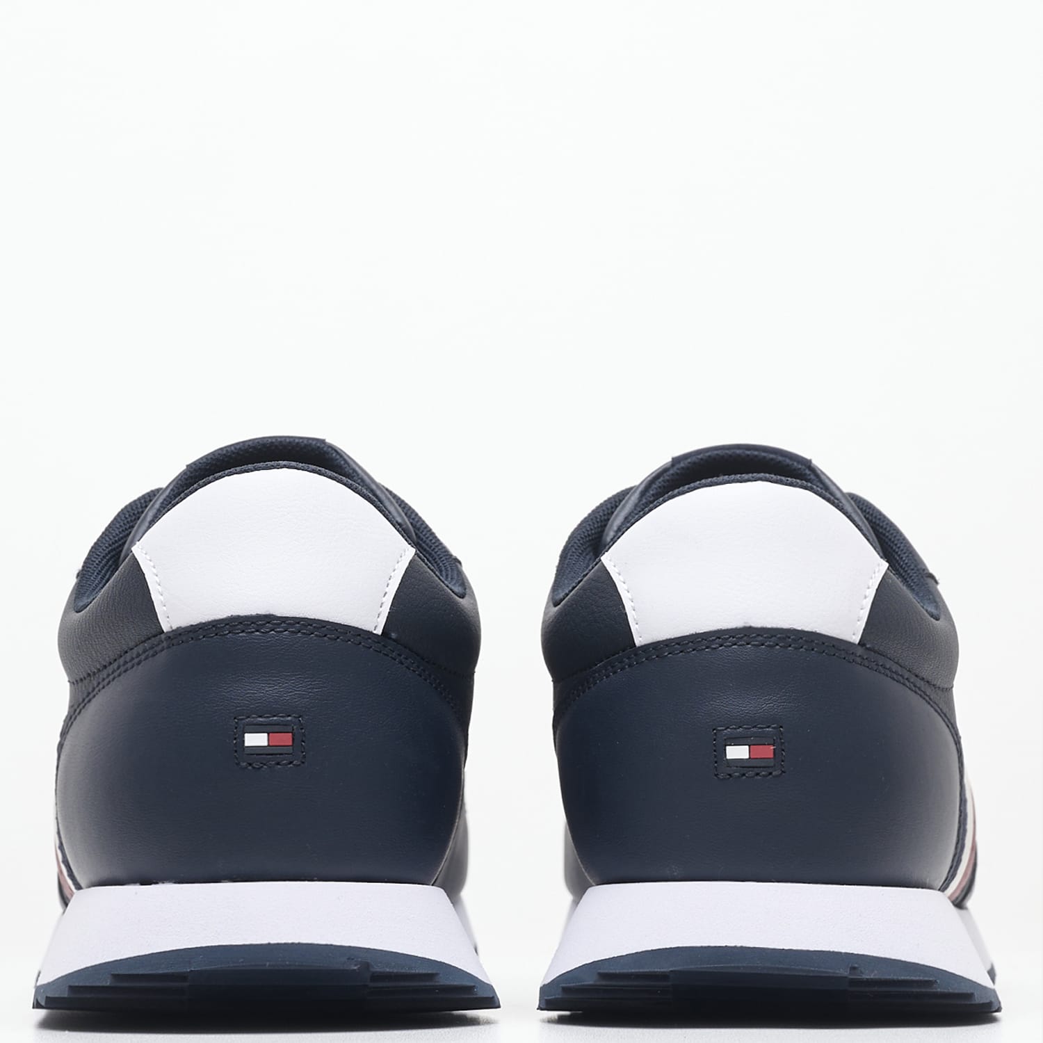Ανδρικά Παπούτσια Casual Ess.Runner Μπλε Δέρμα Tommy Hilfiger Ανδρικά Παπούτσια Casual Ess.Runner Μπλε Δέρμα Tommy Hilfiger