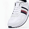 Men Casual Shoes Ess.Runner White Leather Tommy Hilfiger Men Casual Shoes Ess.Runner White Leather Tommy Hilfiger