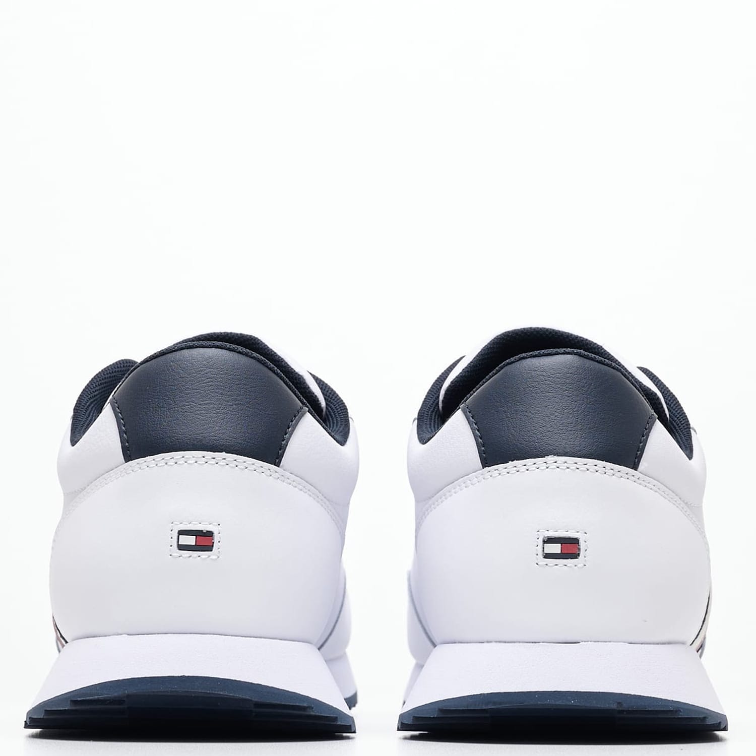 Men Casual Shoes Ess.Runner White Leather Tommy Hilfiger Men Casual Shoes Ess.Runner White Leather Tommy Hilfiger