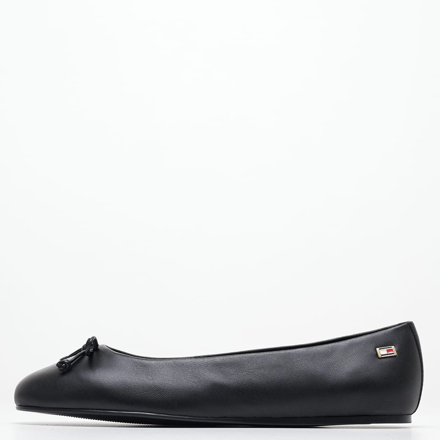 Γυναικείες Μπαλαρίνες Essential.Ballerina Μαύρο Δέρμα Tommy Hilfiger