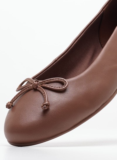 Γυναικείες Μπαλαρίνες Elastic.Ballerina Μαύρο Δέρμα Tommy Hilfiger