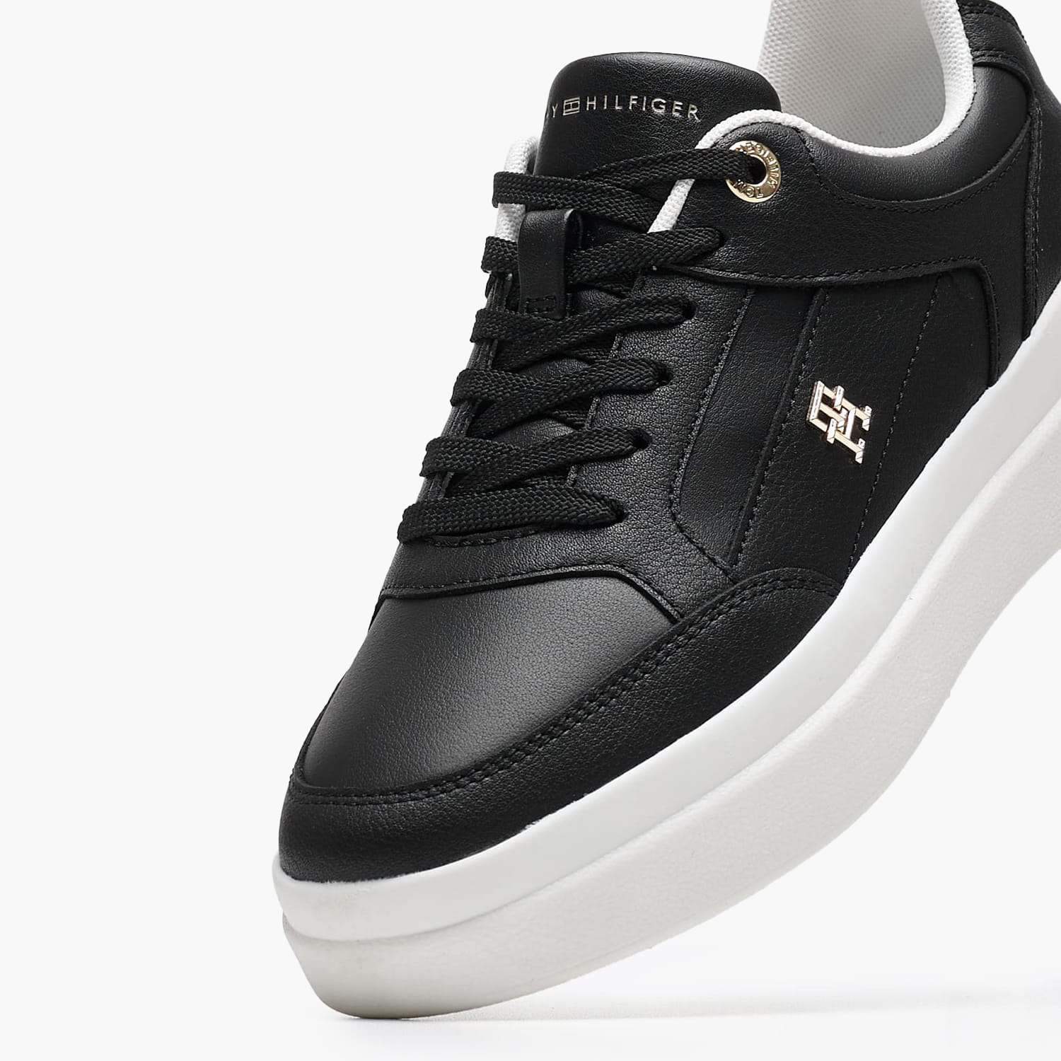 Γυναικεία Παπούτσια Casual Feminine.Court Μαύρο Δέρμα Tommy Hilfiger