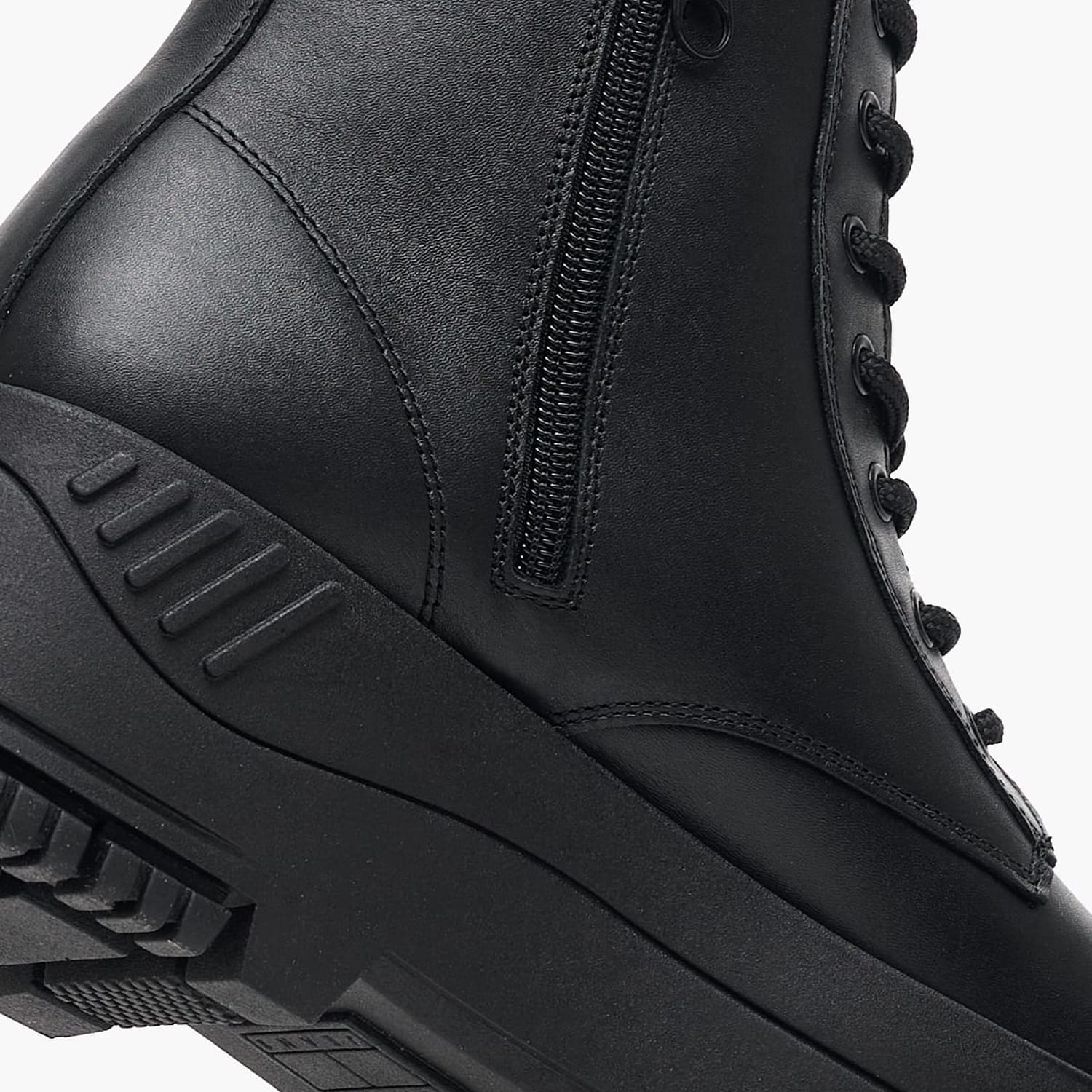 Γυναικεία Μποτάκια Flatform.Boot Μαύρο Δέρμα Tommy Hilfiger