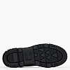 Γυναικεία Μποτάκια Flatform.Boot Μαύρο Δέρμα Tommy Hilfiger