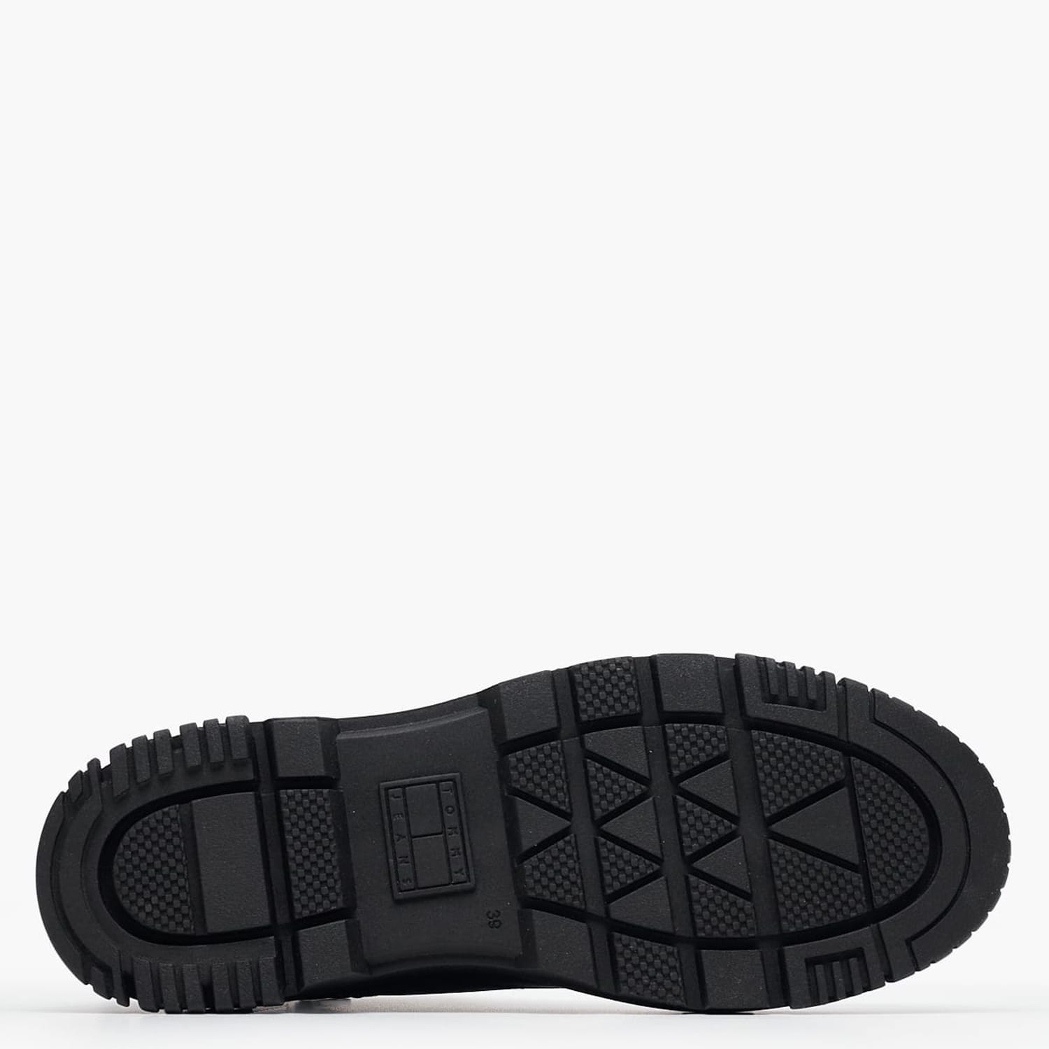 Γυναικεία Μποτάκια Flatform.Boot Μαύρο Δέρμα Tommy Hilfiger