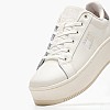 Γυναικεία Παπούτσια Casual Flatform.Metallic Μπεζ Δέρμα Tommy Hilfiger Γυναικεία Παπούτσια Casual Flatform.Metallic Μπεζ Δέρμα Tommy Hilfiger