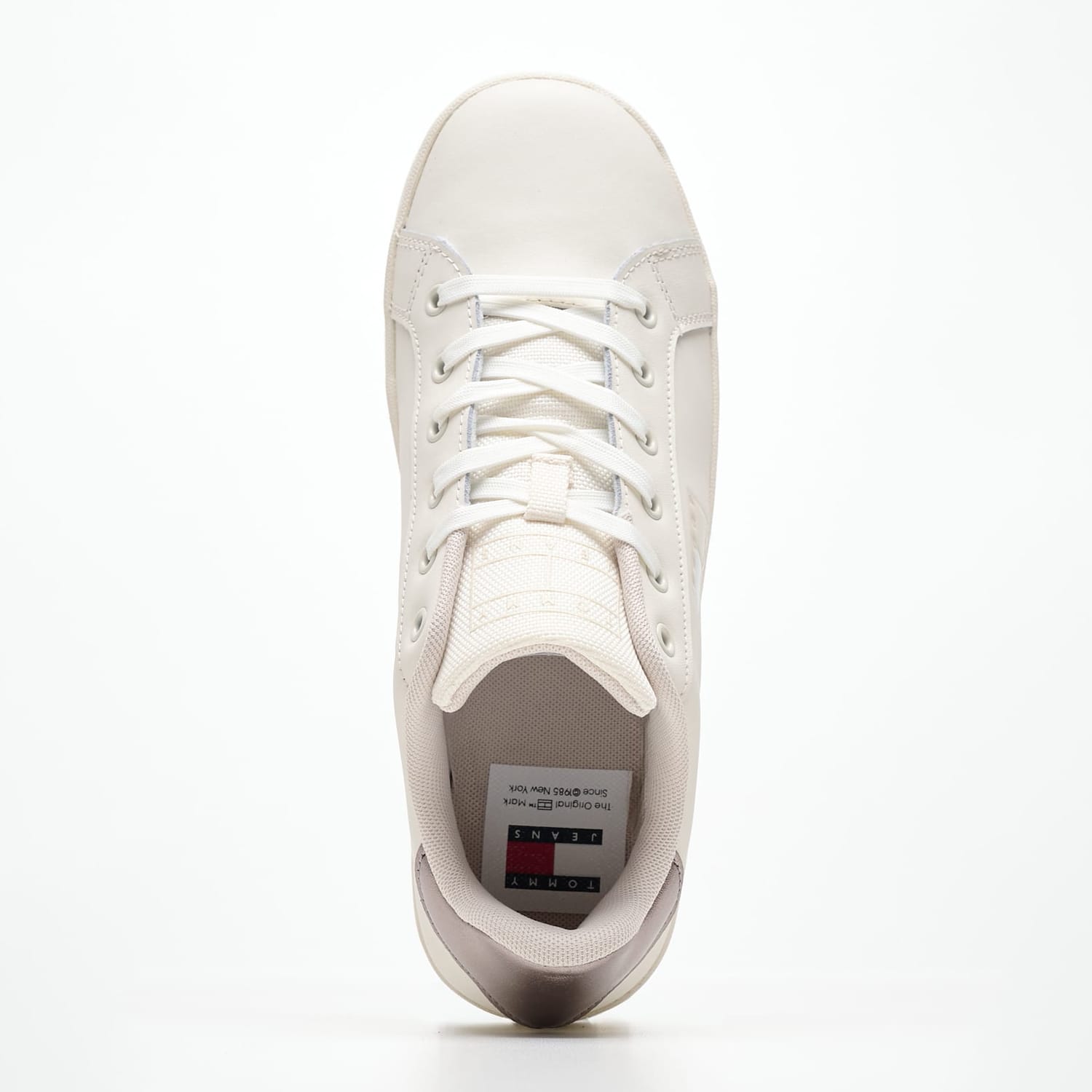 Γυναικεία Παπούτσια Casual Flatform.Metallic Μπεζ Δέρμα Tommy Hilfiger Γυναικεία Παπούτσια Casual Flatform.Metallic Μπεζ Δέρμα Tommy Hilfiger