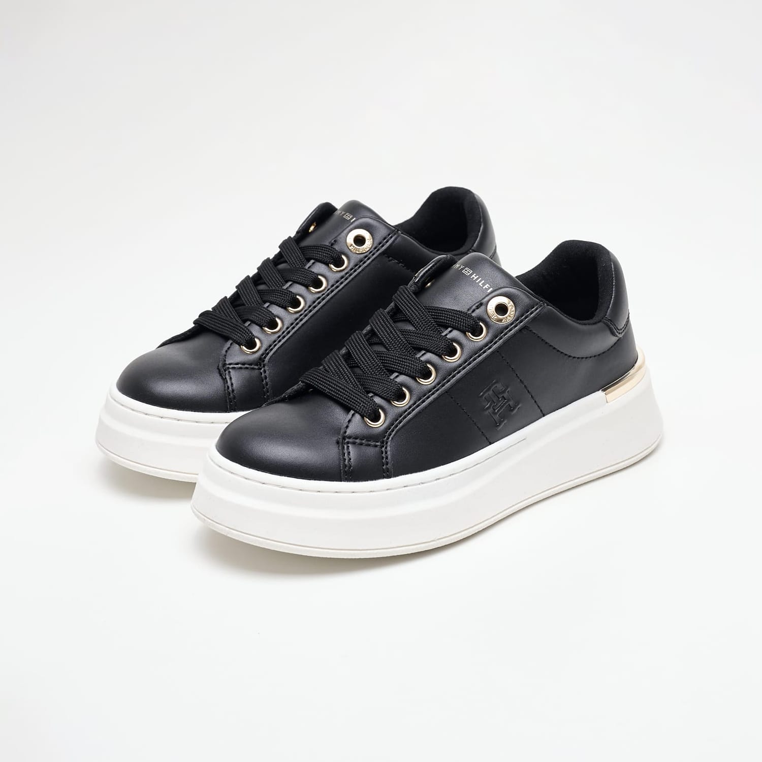 Παιδικά Παπούτσια Casual Grl.Lowcut Μαύρο ECOleather Tommy Hilfiger Παιδικά Παπούτσια Casual Grl.Lowcut Μαύρο ECOleather Tommy Hilfiger