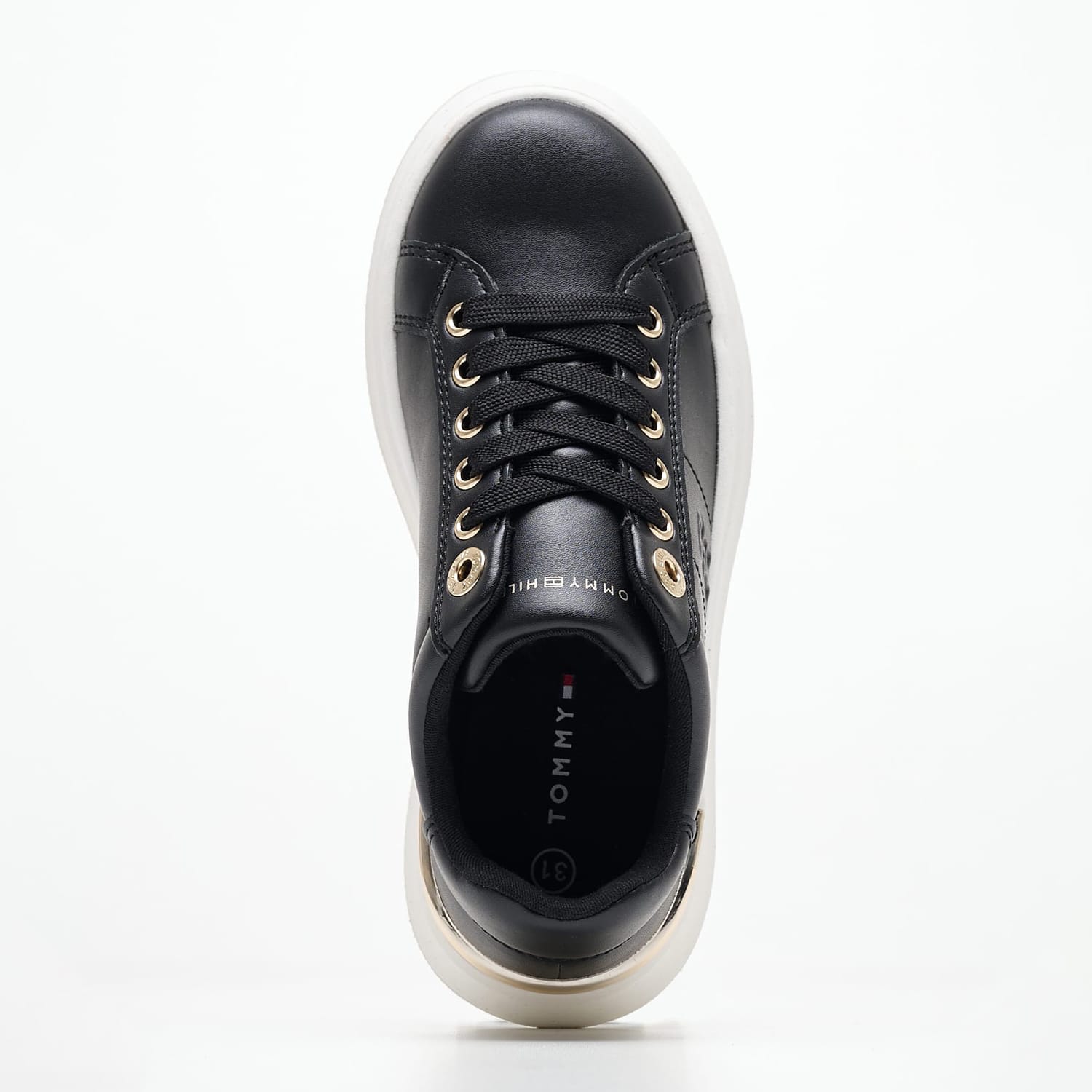 Παιδικά Παπούτσια Casual Grl.Lowcut Μαύρο ECOleather Tommy Hilfiger Παιδικά Παπούτσια Casual Grl.Lowcut Μαύρο ECOleather Tommy Hilfiger