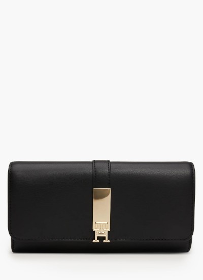 Γυναικεία Πορτοφόλια Must.Slip.Emb Μαύρο ECOleather Calvin Klein