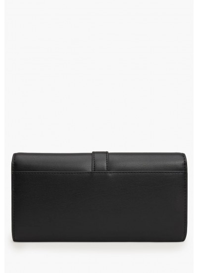 Γυναικεία Πορτοφόλια Heritage.Flap Μαύρο ECOleather Tommy Hilfiger