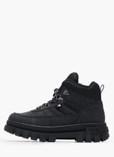 Παιδικά Μποτάκια Grayjay.Bc Μπλε ECOleather Geox
