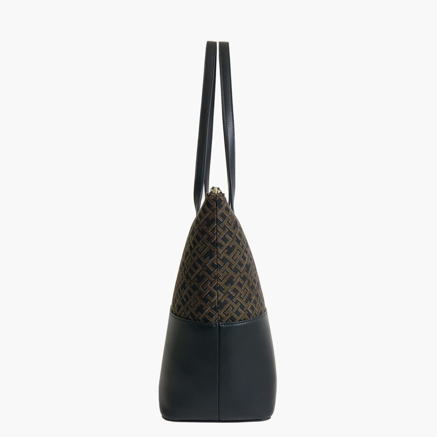 Γυναικείες Τσάντες Jacquard.Tote Μαύρο ECOleather-Ύφασμα Tommy Hilfiger Γυναικείες Τσάντες Jacquard.Tote Μαύρο ECOleather-Ύφασμα Tommy Hilfiger