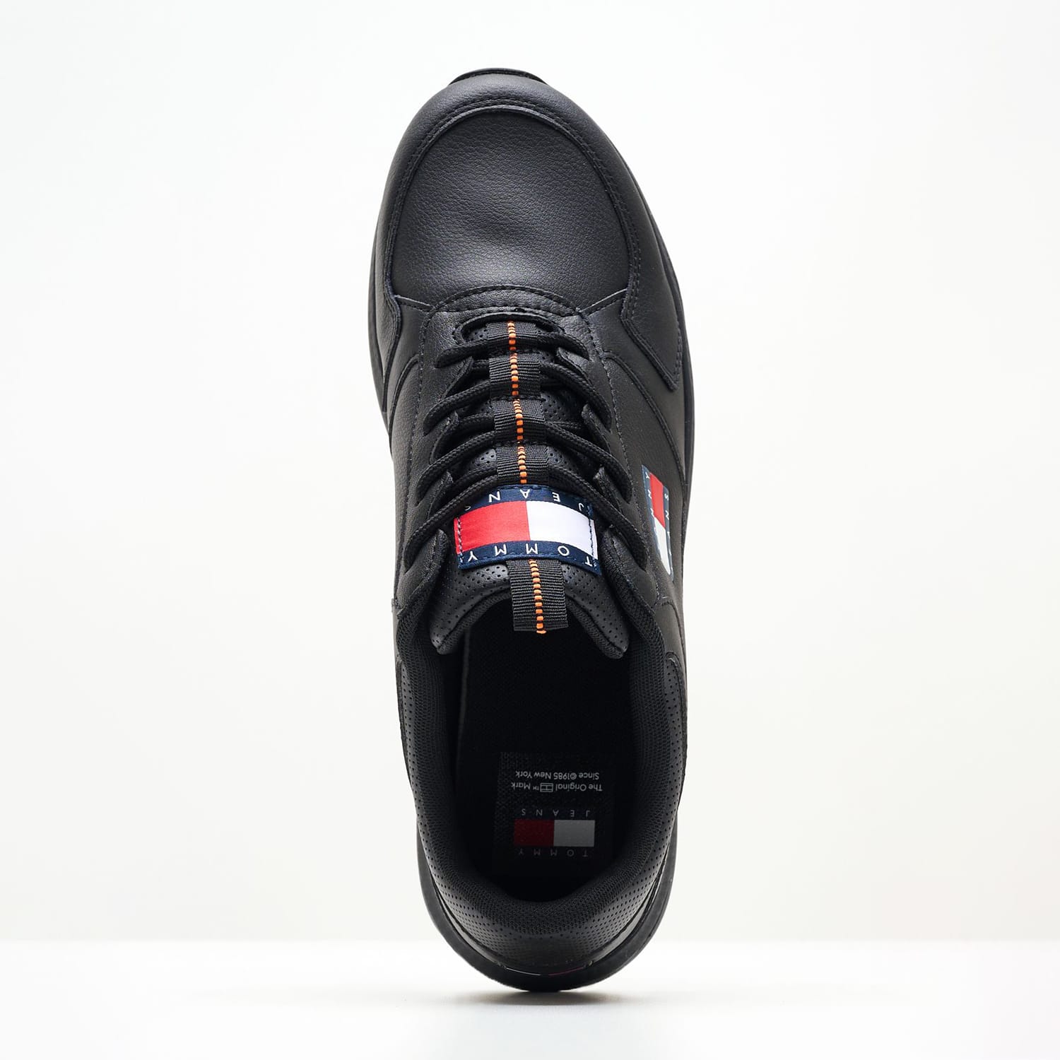 Ανδρικά Παπούτσια Casual Jeans.Flexi Μαύρο Δέρμα Tommy Hilfiger
